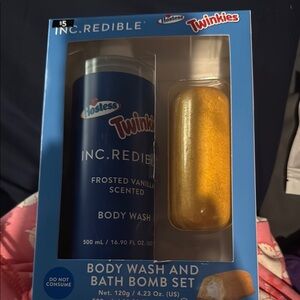 Luxurious Blue and Gold Body Wash Set